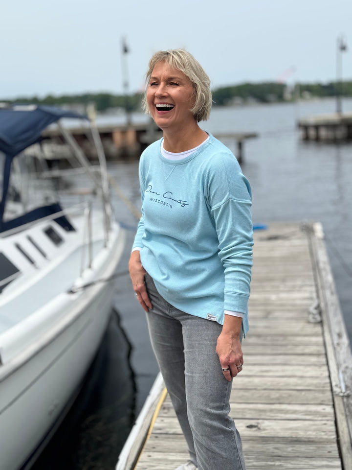 SKY WOMEN'S DOOR COUNTY WISCONSIN WAFFLE CREW