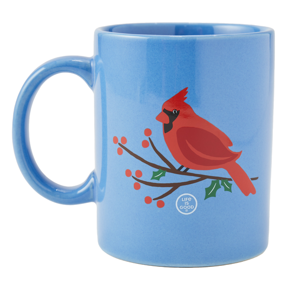 LIFE IS GOOD HOLIDAY CARDINAL MUG – Wilkins & Olander