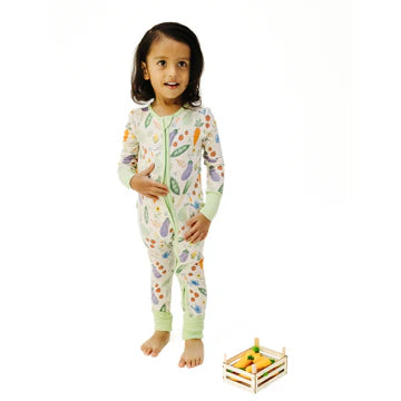 VEGGIE PATCH 2 WAY ZIPPER ROMPER