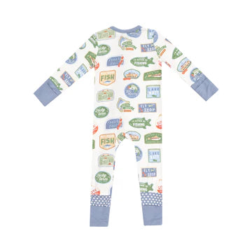 BAIT SHOP SIGNAGE 2 WAY ZIPPER ROMPER