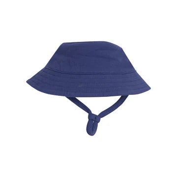 BUBBLY WHALE NAVY FRENCH TERRY BUCKET HAT