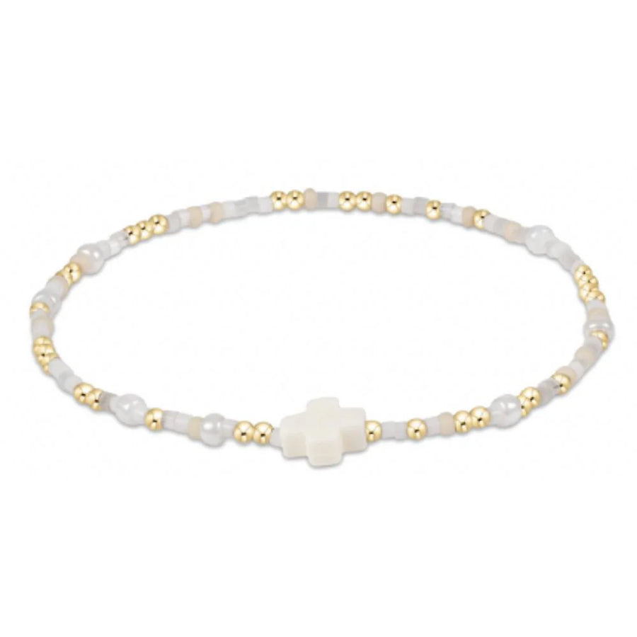EXTENDS CALL ME ON MY SHELLPHONE SIGNATURE CROSS HOPE UNWRITTEN BRACELET