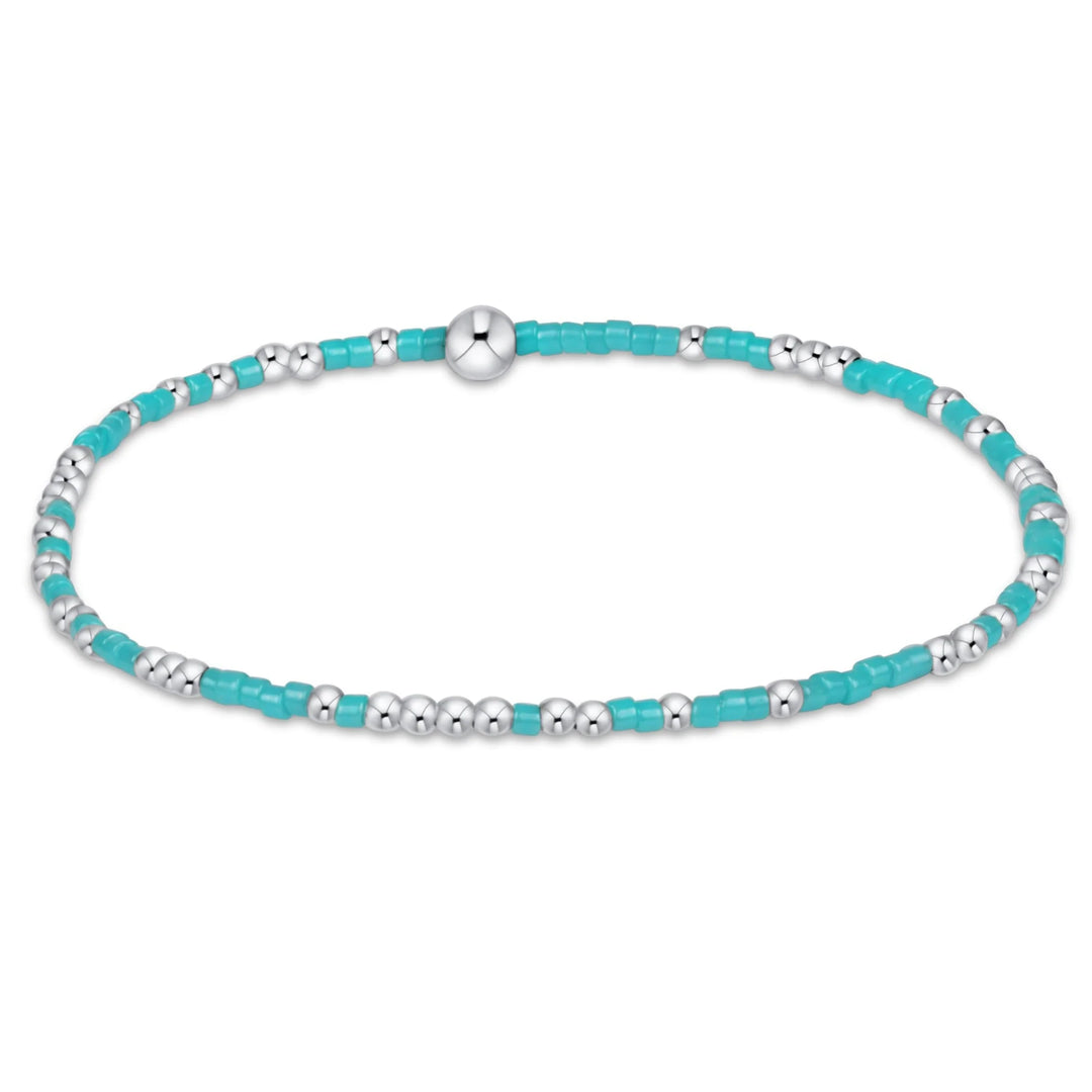 STERLING TURQUOISE HOPE UNWRITTEN BRACELET