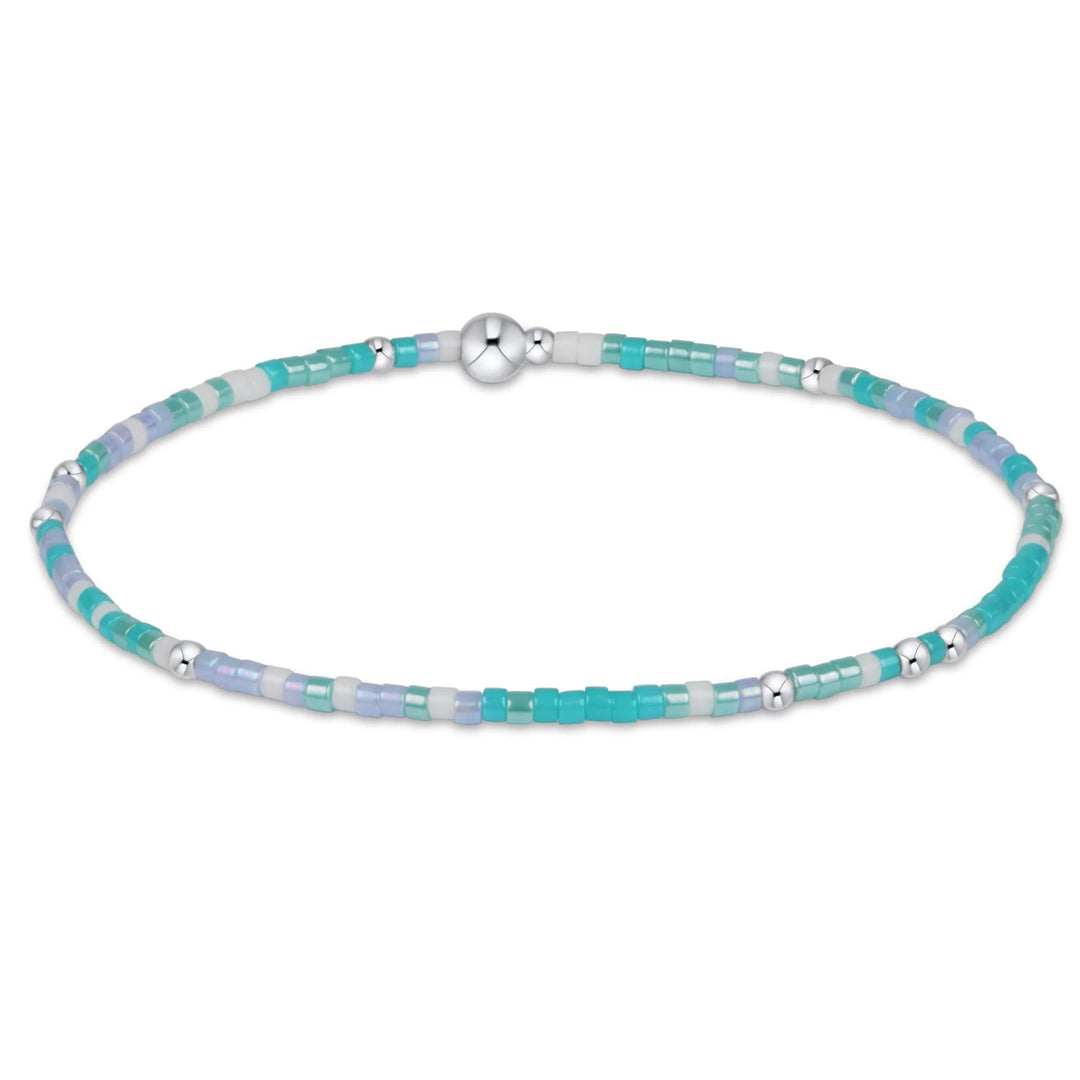 STERLING MAN, I TEAL LIKE A WOMAN HOPE UNWRITTEN BRACELET