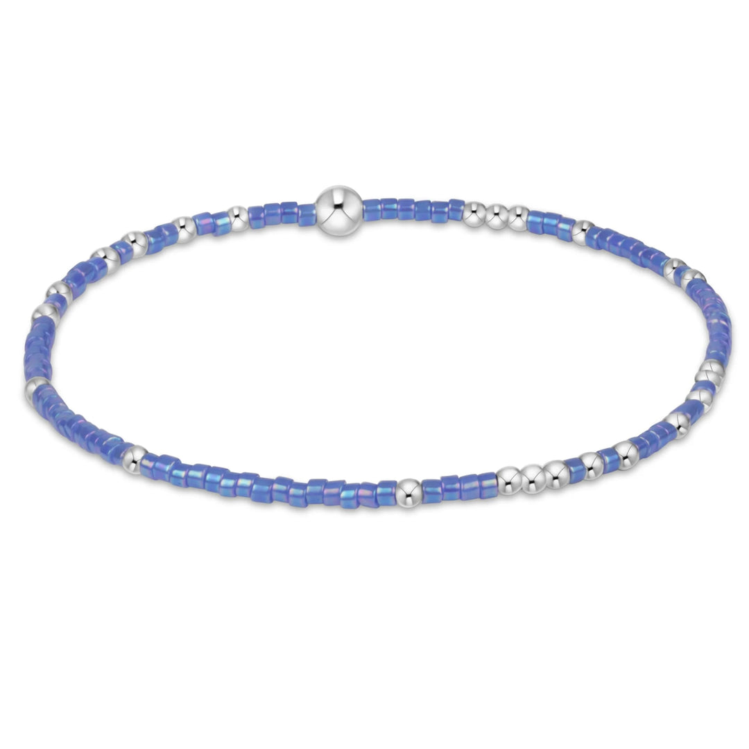 STERLING BRIGHT BLUE HOPE UNWRITTEN BRACELET