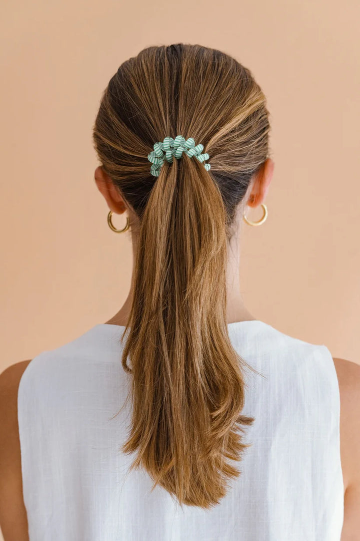 Totally Turquoise Large Spiral Hair Ties