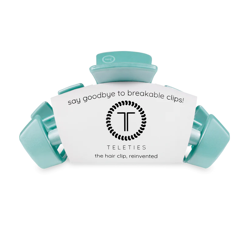 Totally Turquoise Medium Classic Hair Clip
