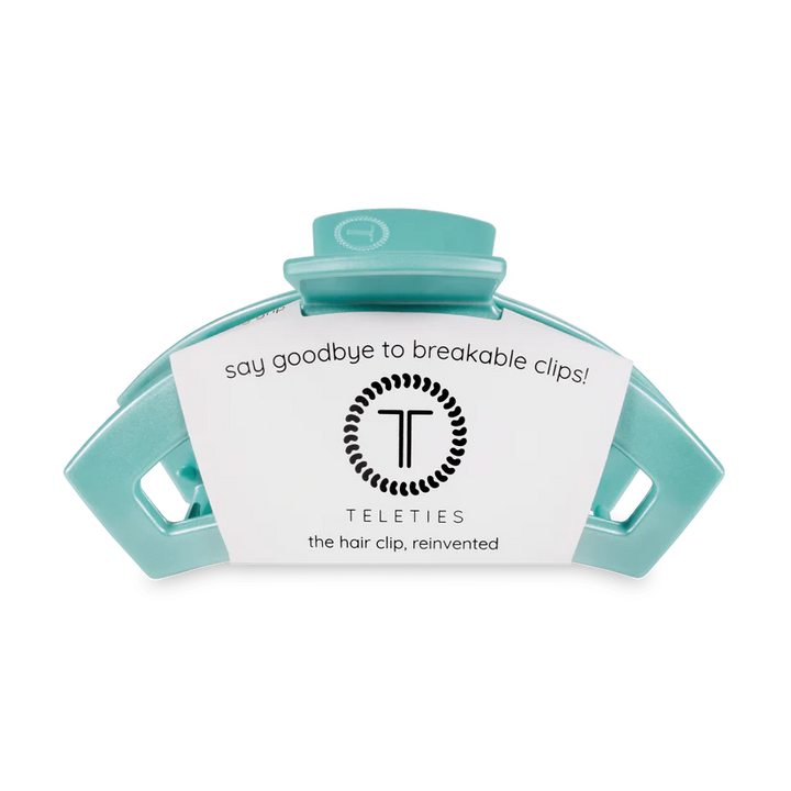Totally Turquoise Medium Open Hair Clip