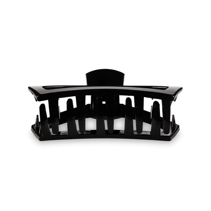 Jet Black Medium Open Hair Clip