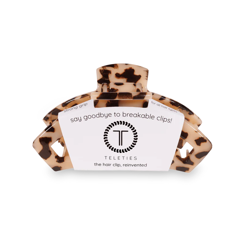 Blond Tortoise Medium Open Hair Clip