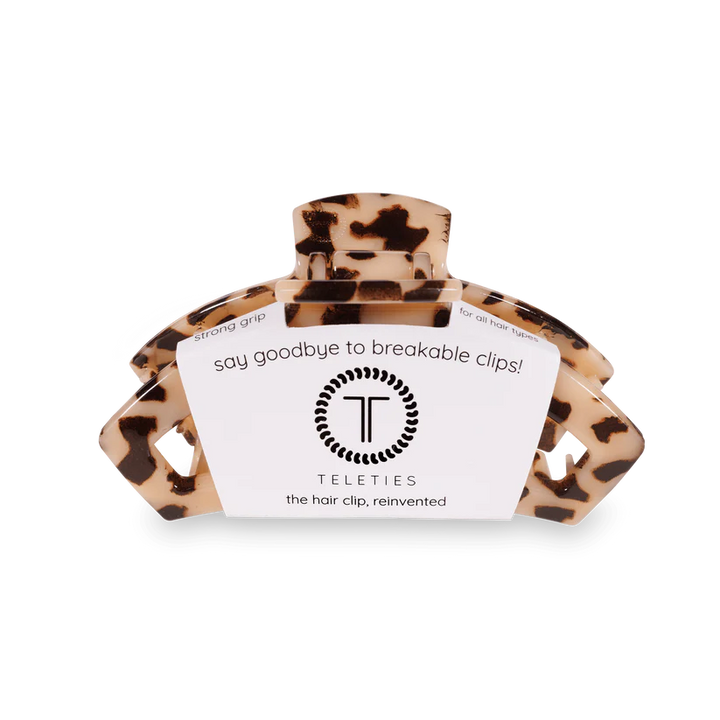 Blond Tortoise Medium Open Hair Clip
