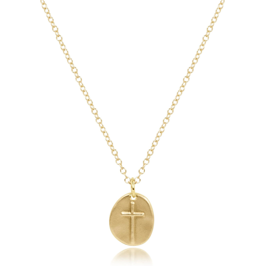 SMALL INSPIRE GOLD 16” NECKLACE