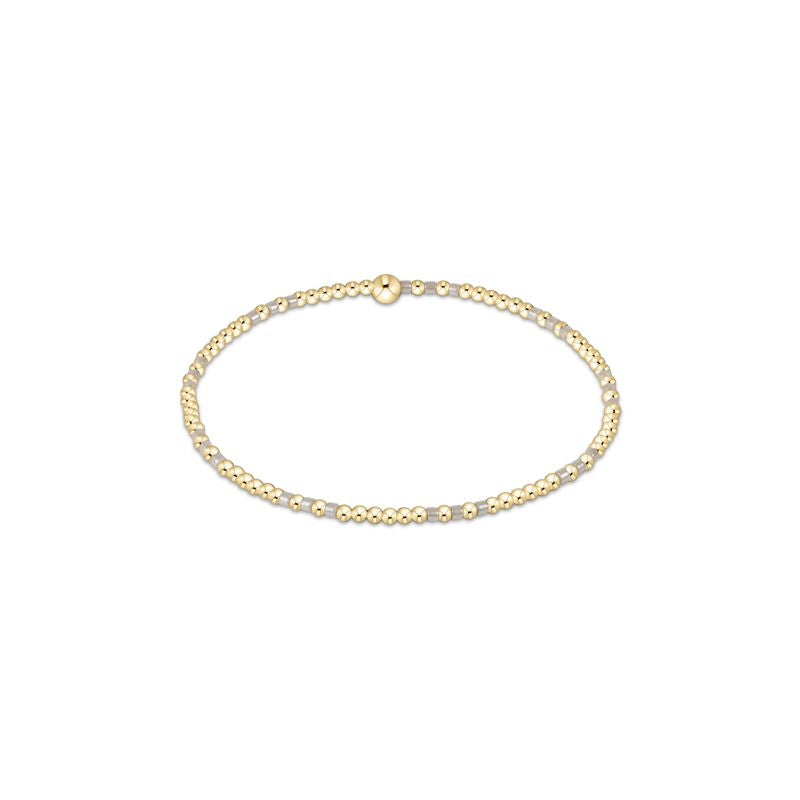 MILKSHAKE HOPE JOY PATTERN 2MM BEAD BRACELET