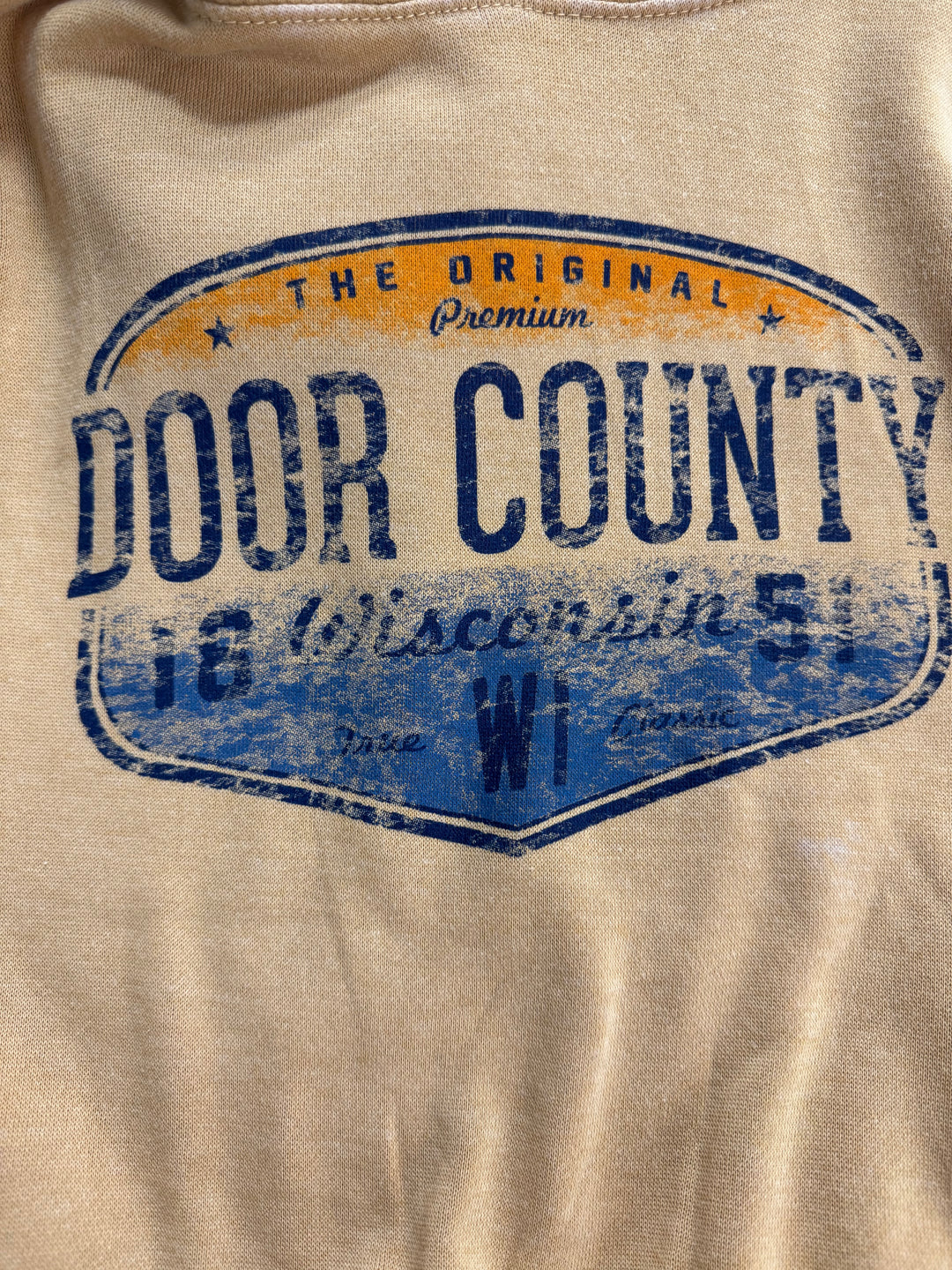 YOUTH DOOR COUNTY GOLD OUTFIELD HOODIE