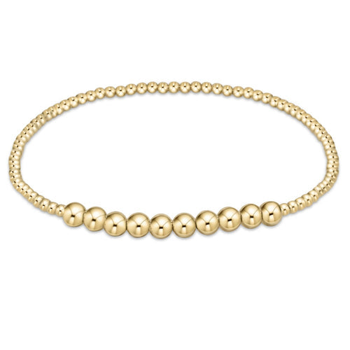 CLASSIC GOLD 4MM BEADED BLISS BRACELET