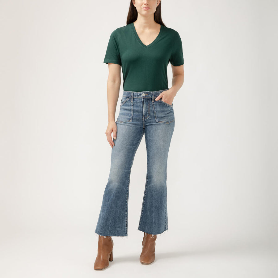 KAIT KICK FLARE PARISIAN BLUE WASH JEANS