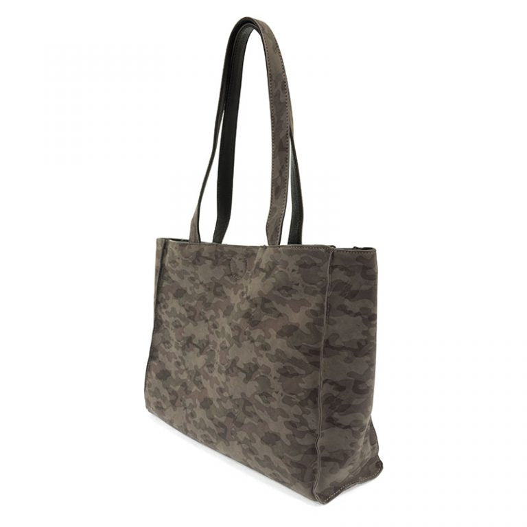 BLACK / DARK GREY CAMO REVERISBLE TOTE BAG