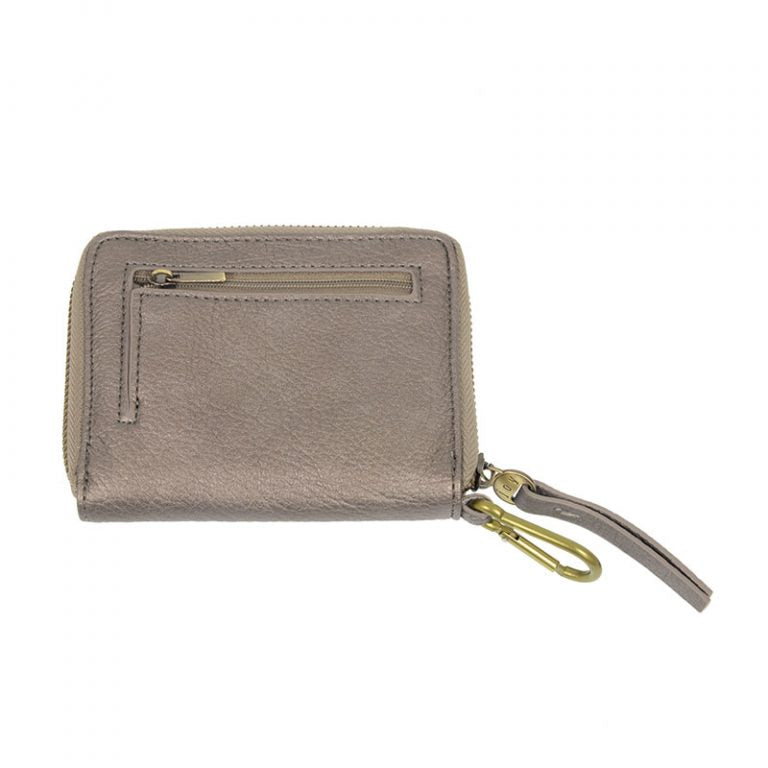 METALLIC SILVER PIXIE GO WALLET