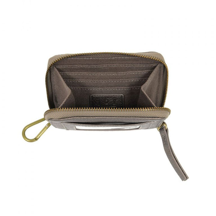 METALLIC SILVER PIXIE GO WALLET