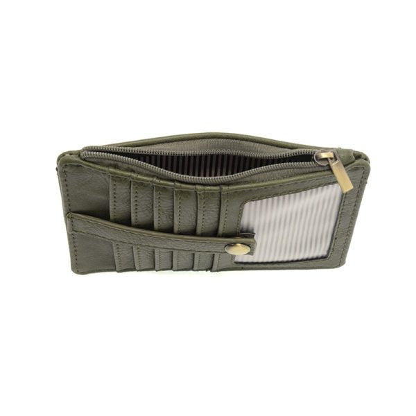 DARK BASIL PENNY MINI TRAVEL WALLET