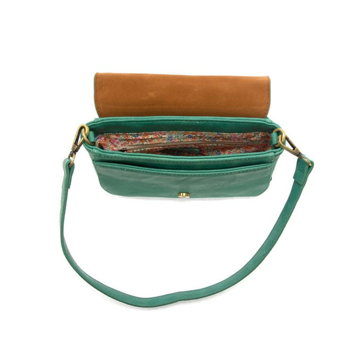 TRUE TURQ BECCA CONVERTIBLE SHOULDER BAG