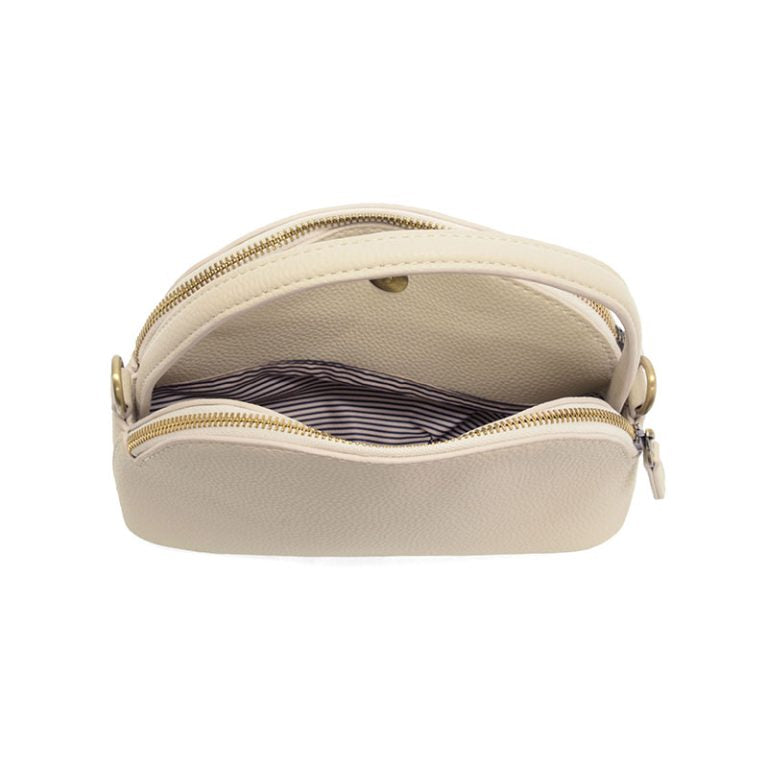 DOVE LARISSA DOUBLE ZIP DOME CROSSBODY