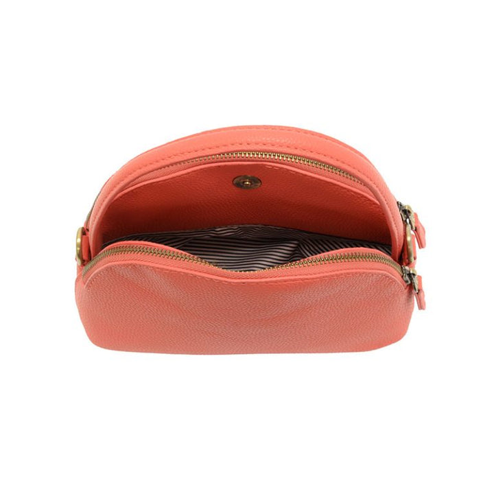 CORAL LARISSA DOUBLE ZIP DOME CROSSBODY