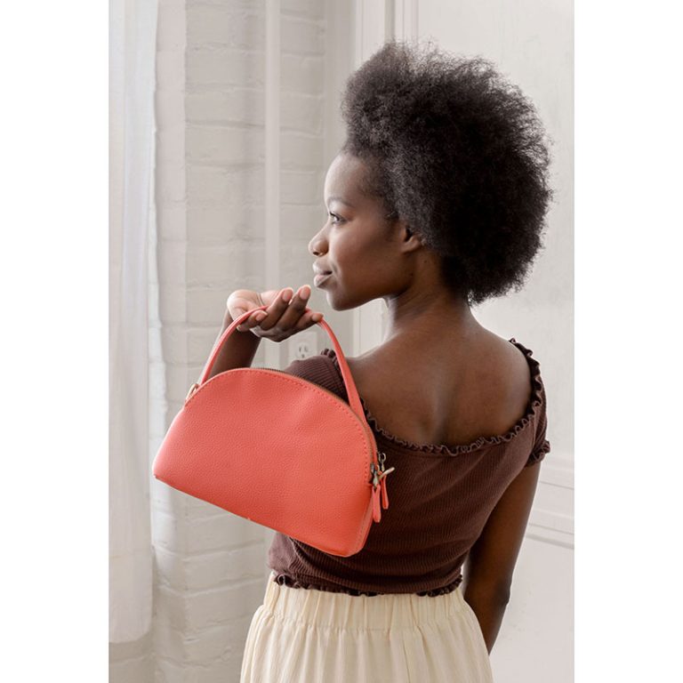 CORAL LARISSA DOUBLE ZIP DOME CROSSBODY