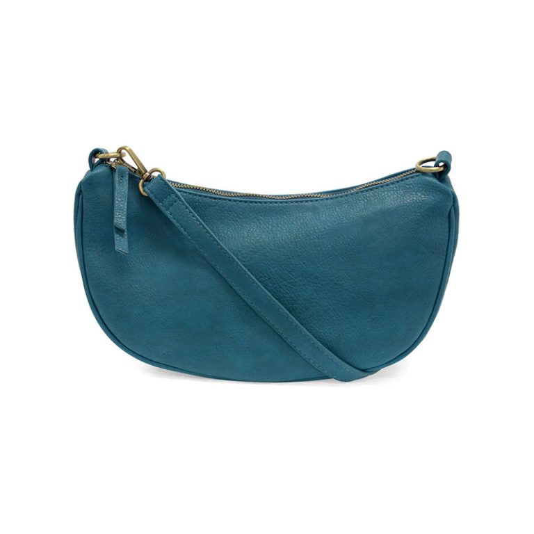 TURQUOISE MIRANDA CRESCENT CROSSBODY BAG