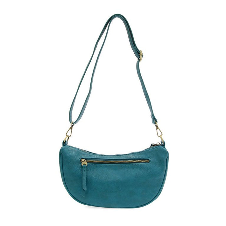 TURQUOISE MIRANDA CRESCENT CROSSBODY BAG