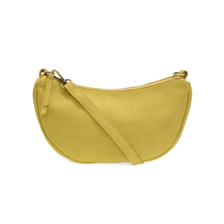YELLOW MIRANDA CRESCENT CROSSBODY BAG