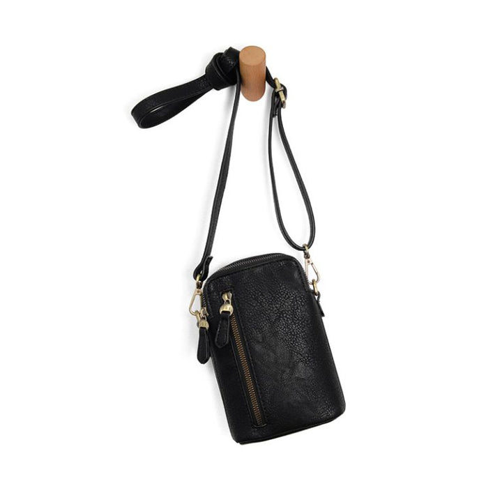 BLACK JOLENE CROSSBODY PHONE BAG