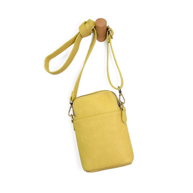 YELLOW JOLENE CROSSBODY PHONE BAG