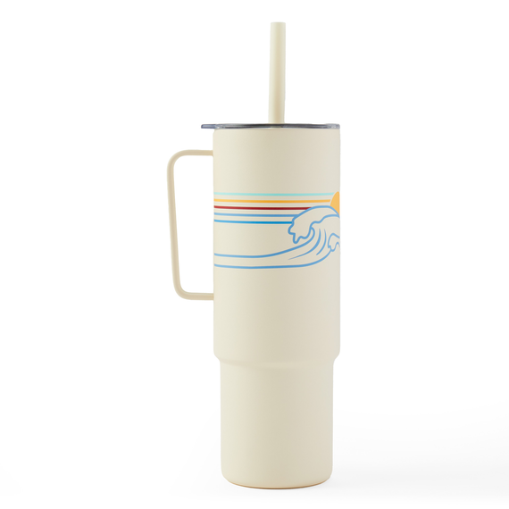 WAVE STRIPE 32 OZ CUP