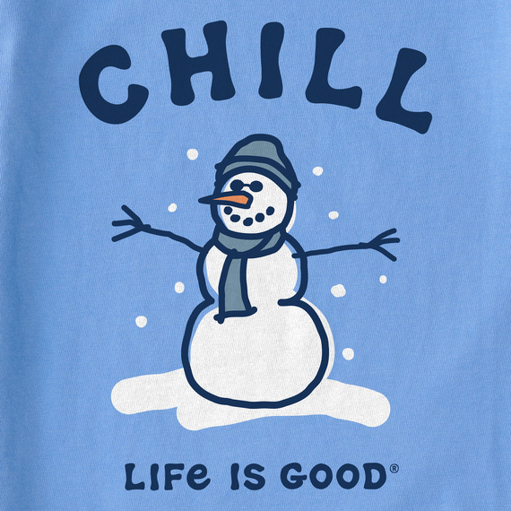 CHILL SNOWMAN LONG SLEEVE V-NECK