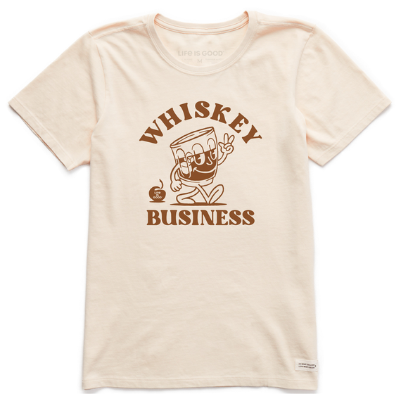 WOMEN'S MATCHBOOK WHISKEY BUSINESS CRUSHER TEE