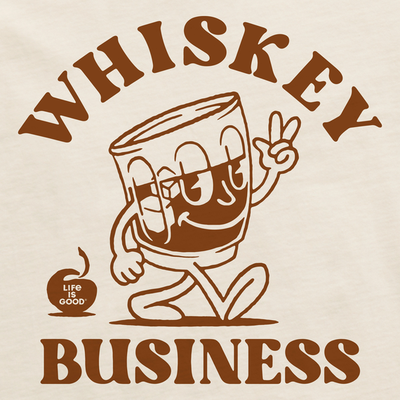 WOMEN'S MATCHBOOK WHISKEY BUSINESS CRUSHER TEE