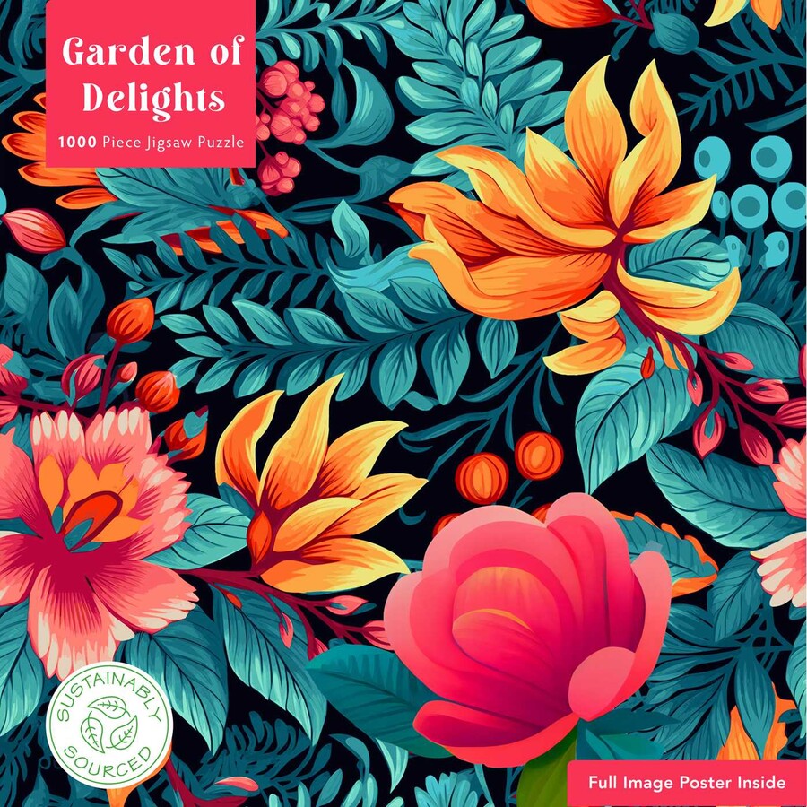 GARDEN OF DELIGHTS 1000 PIECE PUZZLE