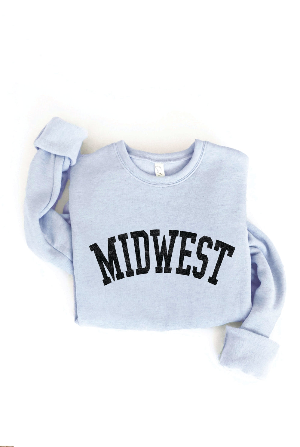 MIDWEST LIGHT BLUE GRAPHIC CREW