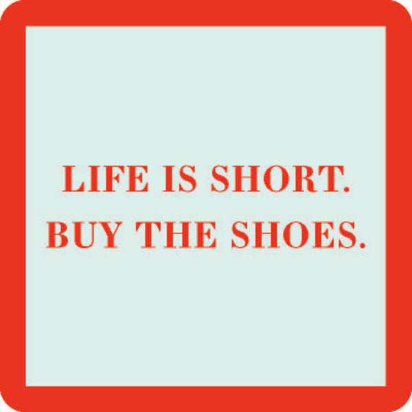 BUY THE SHOES COASTER