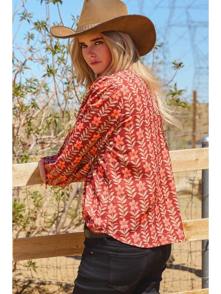 REBA FLORAL PRINT BLOUSE