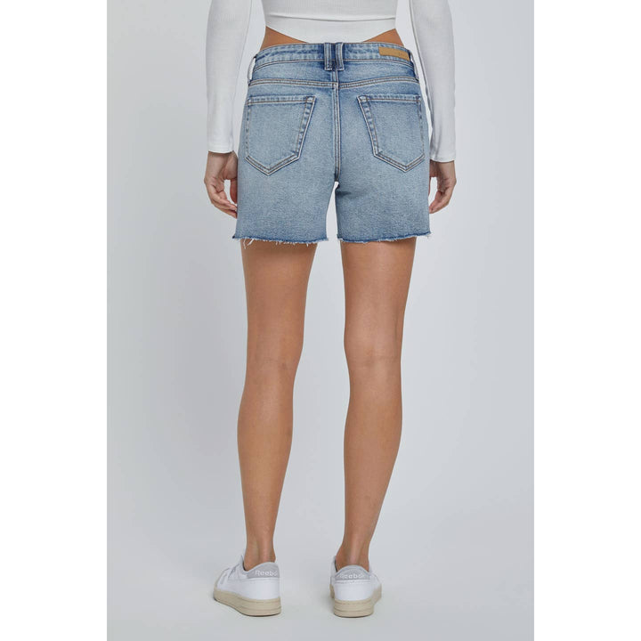 CACEY HIGH RISE DENIM SHORTS