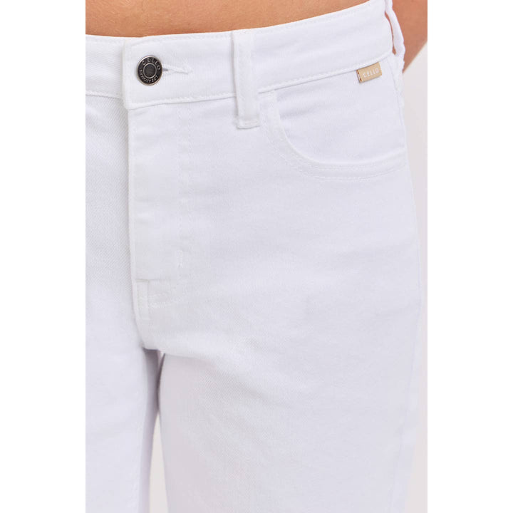 DARCEY WHITE CROP STRAIGHT LEG JEANS