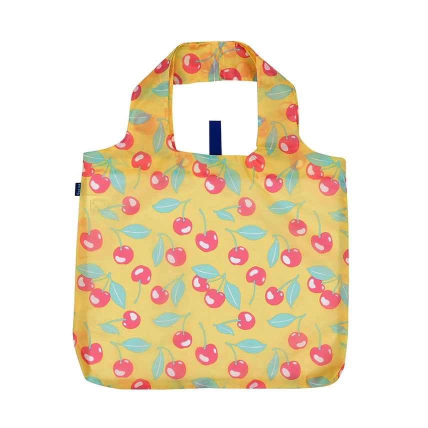 CHERRIES BLU REUSABLE SHOPPER TOTE