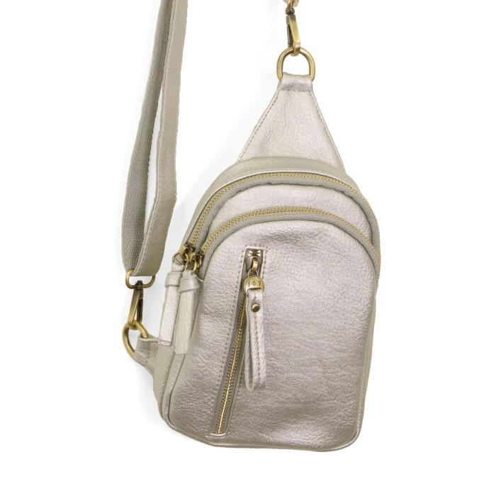 SILVER SKYLER SLING BAG