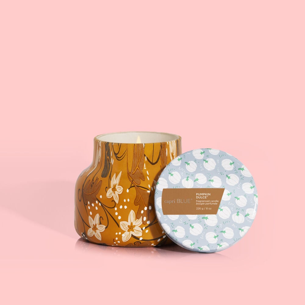 PATTERN PLAY PUMPKIN DULCE 8OZ PETITE CANDLE