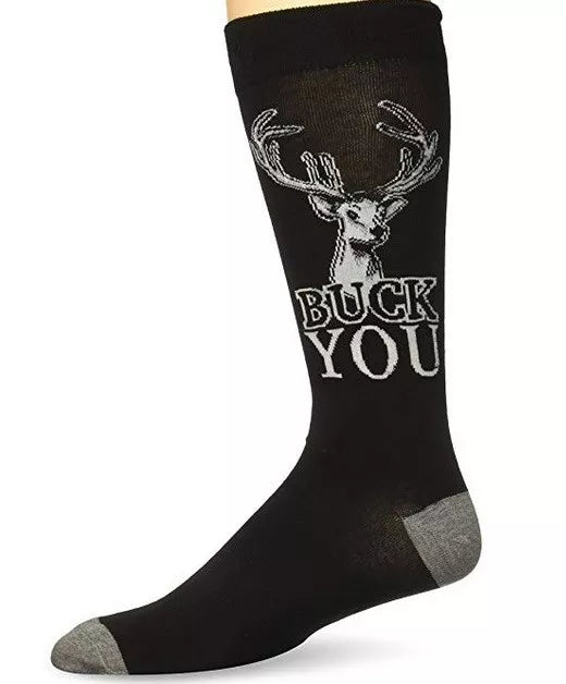 MEN'S BUCK YOU CREW SOCKS
