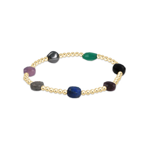 HOT MESS FALL/WINTER ADMIRE GOLD 3MM BEAD BRACELET