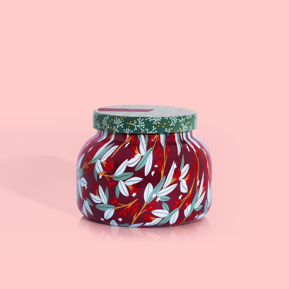 HOLIDAY PATTERN PLAY TINSEL & SPRICE 19OZ CANDLE