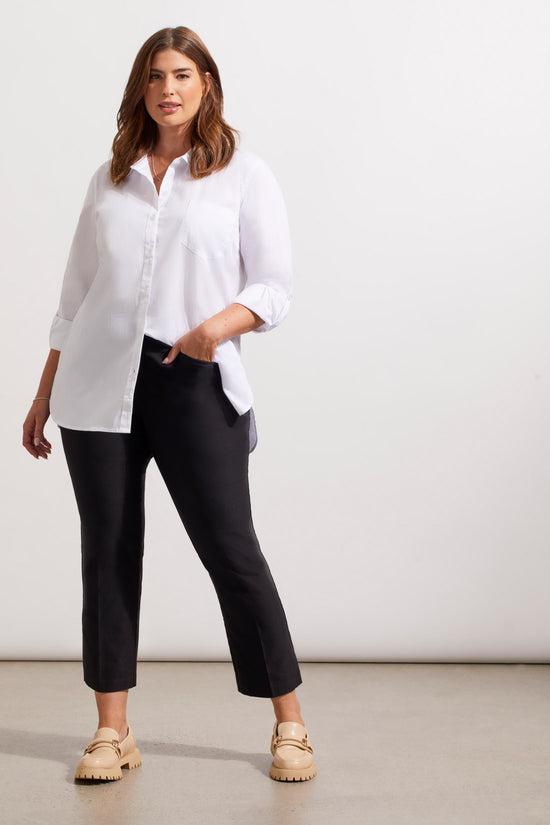 BLACK FLATTEN IT ANKLE PANT